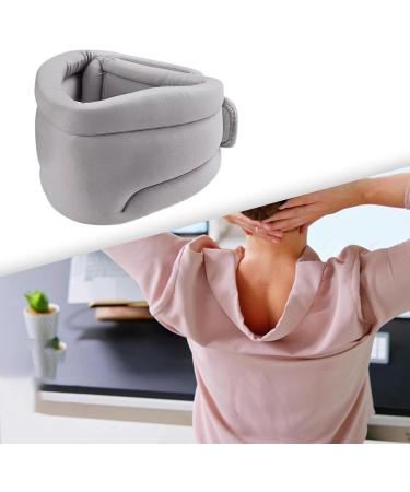 Colcolo Neck Support Brace with Foam Pillow Adjustable Cervicorrect Neck Support for Work & Sleep Gray - Buy Online on SooperMarket.com