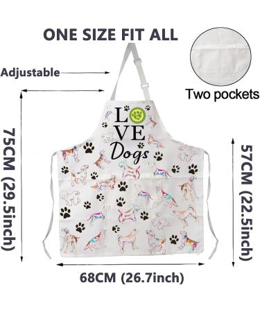 BNQL Dog Care Apron | Cute Waterproof Apron for Dog Lovers & Trainers | Perfect Gift for Dog Owners - Buy Online on SooperMarket.com