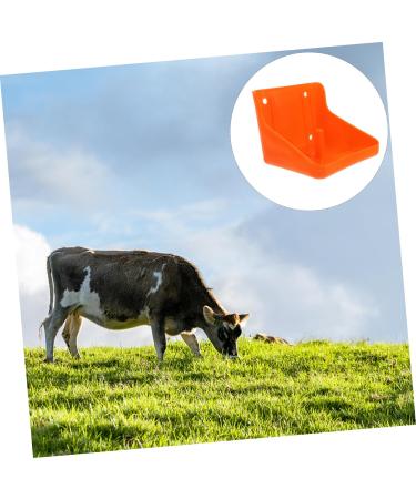 2pcs Cattle and Sheep Lick Brick Box Horse Salt Livestock Mineral Block Holder Deer Food Blocks Holder Livestock Accessory Professional Salt Block Rack Cows Food Bowl Pp Animal 17x16.5cm Red - Buy Online on SooperMarket.com