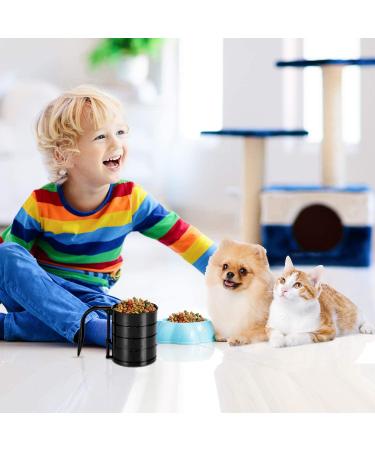 Pet Food Scoop with Measuring Lines - Injection Molded Plastic Cup for Dogs, Cats, Birds - Dishwasher Safe - 1 C, 3/4 C, 1/2 C, 1/4 C - Buy Online on SooperMarket.com