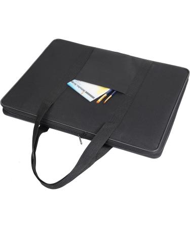 Jjring 23x17 Art Portfolio Case: Wire Framed Nylon Tote Bag for Artworks, Posters, Drawings - Black - Buy Online on SooperMarket.com