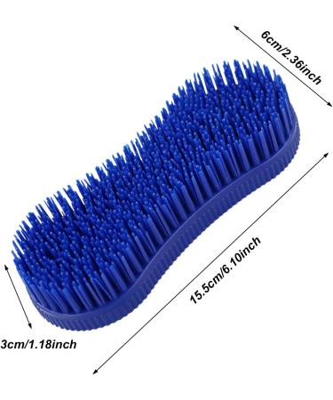 2 Pcs Silicone Horse Cleaning Grooming Brush Horse Grooming Brush Equestrian Massage Tool for Horse Grooming Care - Buy Online on SooperMarket.com