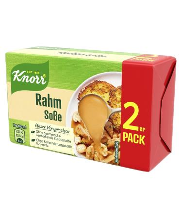 Buy Knorr Cream Sauce 18x68g Delicious Light Brown Sauce Without Flavor Enhancers for International Shipping - Buy Online on SooperMarket.com