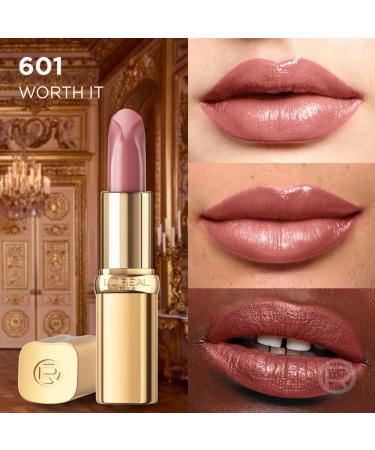 L'Or al Paris Lipstick 601 Worth It | Silky Finish 12-Hour Moisture & 75% Nourishing Ingredients | Color Rich Satin Nude - Shop Now! - Buy Online on SooperMarket.com