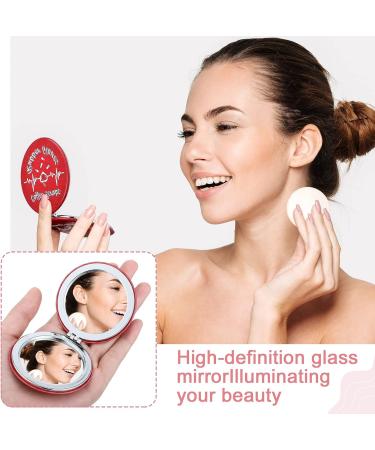 Berlune Nurse Gifts - 6 Piece Compact Mirror Set for Women | Nurse Appreciation & Graduate Gifts | Double-Sided Magnifying Metal Pocket Makeup Mirrors - Buy Online on SooperMarket.com