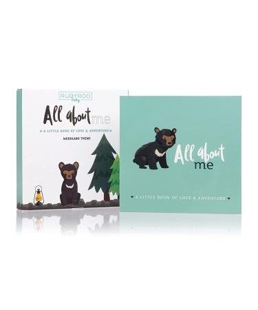 RubyRoo Baby Memory Book - Gender Neutral Milestone Keepsake Album for First 5 Years - Woodland Theme Scrapbook Journal - Perfect Baby Shower Gift - Buy Online on SooperMarket.com