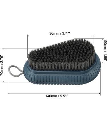 PATIKIL Cleaning Brush PP Bristles ABS Back with Hanging Hole Household Scrubbing for Shoes Sneakers Clothes Blue - Buy Online on SooperMarket.com