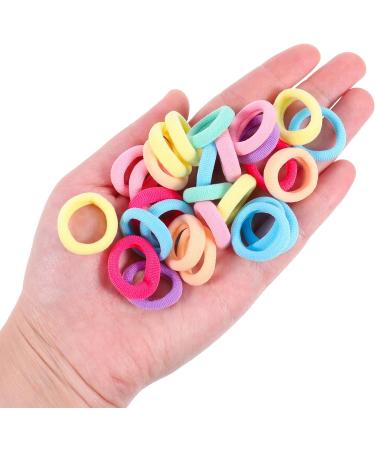 Phoetya Baby Hair Ties 200 Pcs - Candy Color Elastic Hair Bands for Kids Girls - Buy Online on SooperMarket.com