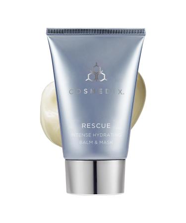 COSMEDIX Rescue Intense Hydrating Balm and Mask  For Dry  Chapped Skin  Overnight Mask Treatment  Shea Butter  Cherry Bark Extract  Cruelty-Free  Gluten Free