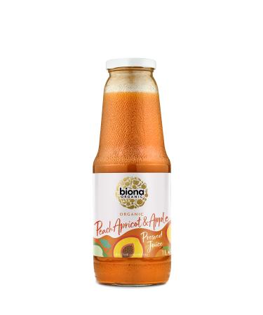 Biona Organic Peach Apricot and Apple Juice 1 Litre