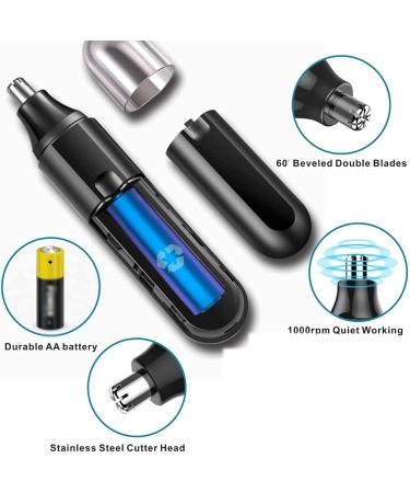 TEMKIN Nose Hair Trimmer Electric Ear & Face Care Shaver for Men & Women | Safe & Effective Nose & Eyebrow Trimming Razor - Buy Online on SooperMarket.com