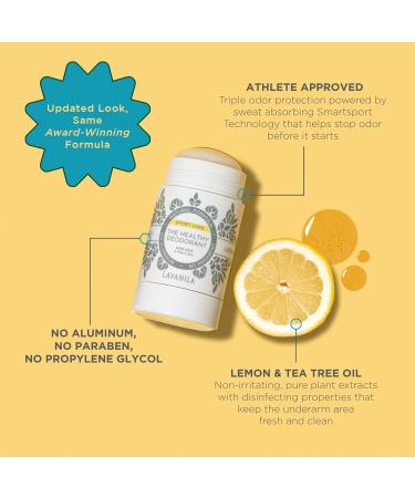 Lavanila Aluminum Free Deodorant Sport Luxe + Pure Vanilla 2oz Each - The Healthy Deodorant for Men & Women - Solid Stick Vegan Sport Lux + Pure Vanilla - 2 Pack - Buy Online on SooperMarket.com