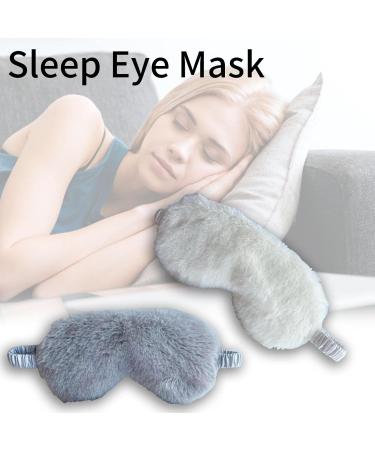 Soft Plush Pink Cloud Eye Mask - 1PC Cute Nap Blindfold for Healthier Sleep - Buy Online on SooperMarket.com