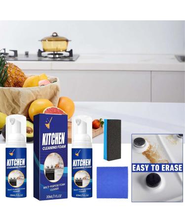 All-Purpose Kitchen Cleaning Foam Japanese Multi-Purpose Cleaning Spray Kitchen Oil Stain Cleaning Foam Multi-Purpose Oil Stain Removal Cleaning Spray Multi-Purpose Foam Cleaner - Buy Online on SooperMarket.com