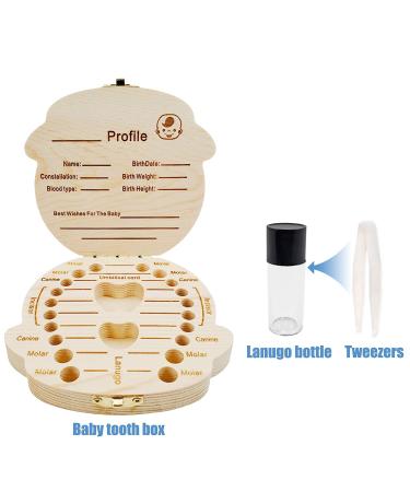 Baby Tooth Fairy Box Keepsake for Boys | Tooth Holder 3 Piece Set | Perfect Baby Shower & Birthday Gift - Buy Online on SooperMarket.com