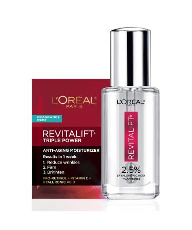 L'Oreal Paris Revitalift Hyaluronic Acid + Caffeine Hydrating Eye Serum with Anti-Aging Moisturizer Sample