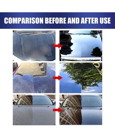 IFFANY 3 in 1 Car Paint Restorer Kit Car Nano Ceramic Crystal Coating Micro-Molecule Crystal Coating Restoration Care Agent Waterproof Dustproof & Scratch Repair 2PCS - Buy Online on SooperMarket.com