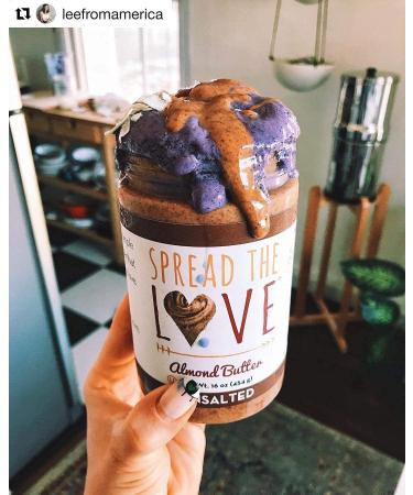 Spread The Love Almond Butter Unsalted 16 oz ( 454 g) - Buy Online on SooperMarket.com