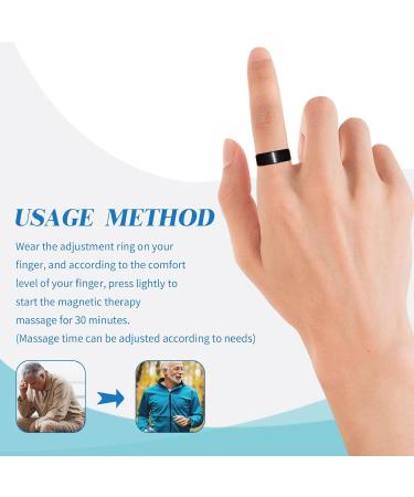 Shop Adjustable Lymphatic Drainage Ring - Portable Acupressure for Pain Relief & Blood Sugar Control | Therapeutic Health Tool for Office Use - Buy Online on SooperMarket.com