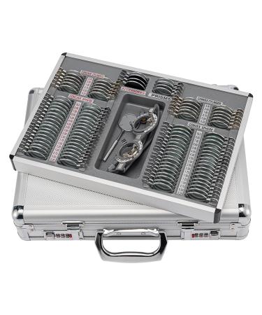 AISITESY 104 Trial Lens Set | Optometry Equipment | Optical Trial Lens Set with Free Trial Frame | Best for Eye Care Professionals - Buy Online on SooperMarket.com