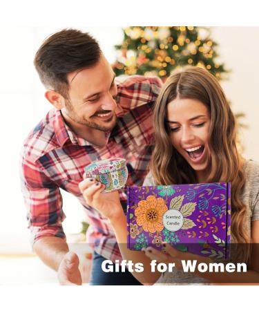 Fragrance Candles Gifts for Women - 6 Pack Aromatherapy Soy Wax Candles for Stress Relief | Mother's Day Thanksgiving & Christmas Gift Set - Buy Online on SooperMarket.com