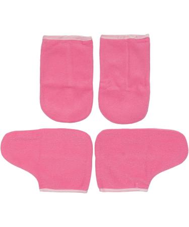 Paraffin Hand Foot Gloves Flannel Keep Warm Wax Hand Foot Liners Paraffin Mittens Foot Set Gloves & Socks for Hot Wax Hand Thermal SPA Therabath Wax - Buy Online on SooperMarket.com