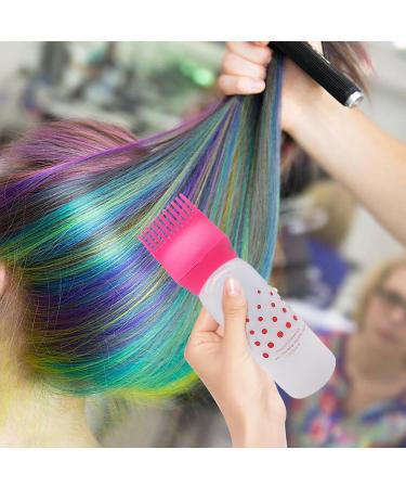 Shenrongtong Scalp Applicator Comb | Bottle Applicator Brush Hair Oiling Applicator Bottle Hair Dye Brush Bottle Lightweight Oil Bottle Applicator Brush for Hair Dyeing Scalp Red - Buy Online on SooperMarket.com