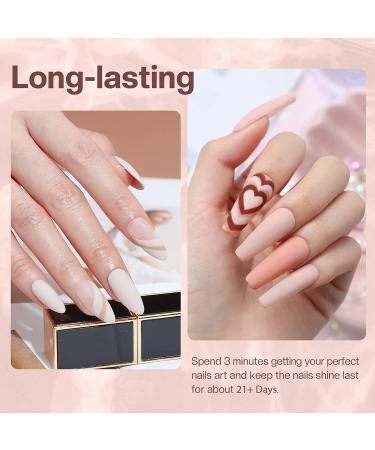 Modelones Dip Powder Nail Set - 8 Nude Colors for DIY Manicure & French Nail Art, No Nail Lamp Needed - Buy Online on SooperMarket.com