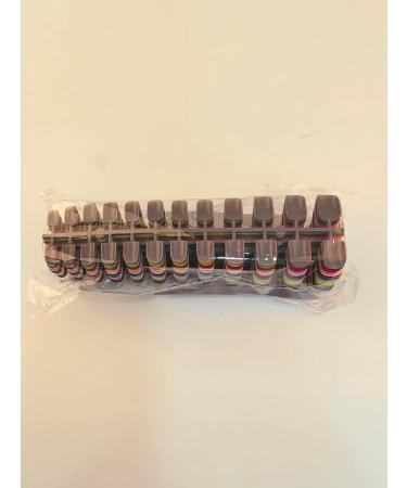 912 Colorful Short False Nails Square EBANKU | Full Cover Acrylic Press on Nails for Women Girls | DIY Nail Art (38 Colors) - Buy Online on SooperMarket.com