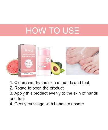 Cracked Heel Repair Cream Stick Foot Moisturizing Stick Foot Cream For Very Dry Feet Foot Cream For Calluses And Hard Skin Foot Moisturiser Callus Remover Soften For Feet Knees Hand - Buy Online on SooperMarket.com