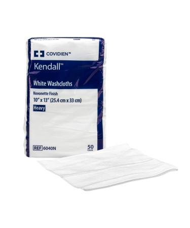 Kendall White Washcloth 10" x 13" Bag of 50