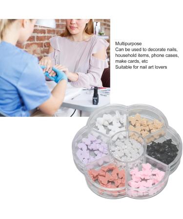 2 Boxes Nail Art Decoration Mixed Color Nail Rhinestones with Different Shapes Flatback Safe Nail Art Supplies for Girl Women Multifunctional DIY Nail Accessories for Home Salon - Buy Online on SooperMarket.com