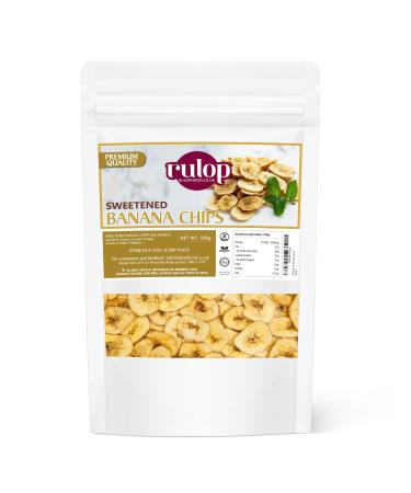 Rulop Sweetened Banana Chips - 500g | Vegan Snack | Irresistibly Crunchy and Naturally Sweet | Perfect for Healthy Snacking
