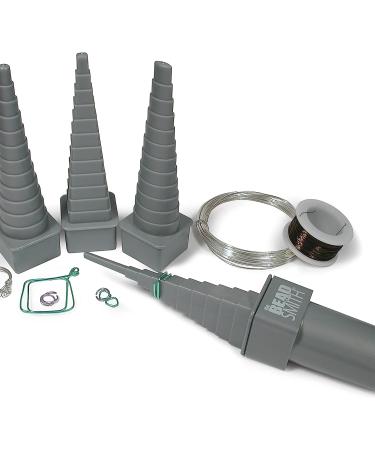 Beading Mandrel 4X Wire Wrapping Set with Oval, Square, Round & Triangle Shapes - Metal Jewelry Forming Tool - Buy Online on SooperMarket.com