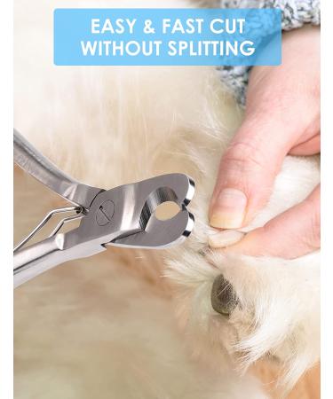Gobeigo Professional Dog Nail Clippers - Heavy Duty Trimmer with Sharp Steel Blade for Large Dogs and Cats - Ergonomic Non-Slip Handles Included - Buy Online on SooperMarket.com