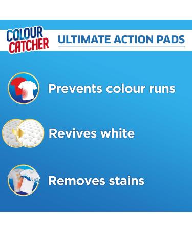 Enhanced Colour Catcher Whitening Power + Stain Remover 3 in 1 Ultimate Action Pads - 5 Pads - Buy Online on SooperMarket.com