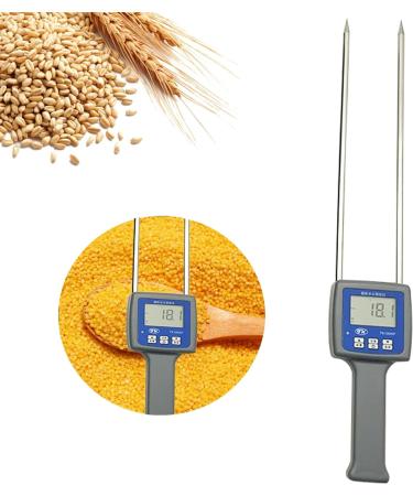TK100GF Grain Flour Moisture Meter Starch Moisture Tester Corn Wheat Rice Bean Paddy Flax Oats Powder Moisture Meter Analyzer with LCD Display Sensitive Probe 11 Kinds Grain Flours Humidity Tester - Buy Online on SooperMarket.com