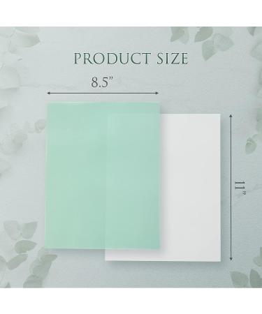 Colored Vellum Paper 20 Colors 100 Sheets 8.5x11 inch - Transparent Tracing Paper for Sketching, Invitations, DIY - Buy Online on SooperMarket.com