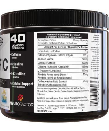 PEScience Prolific Pre Workout Powder Sour Green Apple 40 Scoop - Buy Online on SooperMarket.com