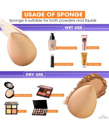 Latex-Free Soft Beauty Blender Sponge for Makeup | Liquid Foundation & Powder Puff | Beauty Products - Buy Online on SooperMarket.com