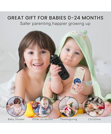 Shop Silicone Bathing Toys for 3-Month-Olds | Remote-Controlled Dental Aid & Soothing Bite Rings | Black & White - Buy Online on SooperMarket.com