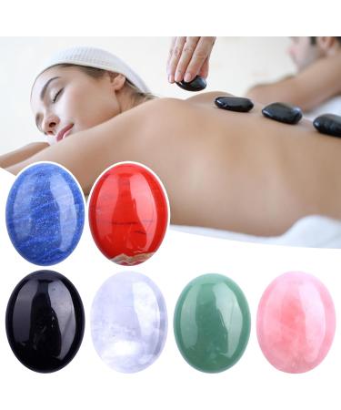 YOXIER Healing Crystals Natural Palm Gemstones Calming Effects Energy Balancing Stress Relief Anxiety Inspirational Gifts Cheer Up Gift for Women & Men Green - Buy Online on SooperMarket.com