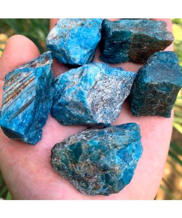 50g/Bag Natural Crystal Blue Apatite Rough Stone Raw Gemstone Mineral Specimen Irregular Crystal Stone Blue Apatite 50g(2-4pc) Blue Apatite 50g(2-4pc) - Buy Online on SooperMarket.com