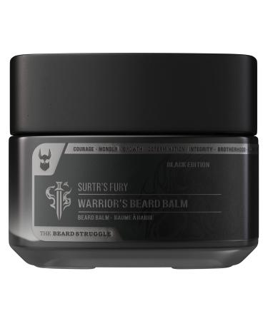 The Beard Struggle Warrior s Beard Balm - Platinum Collection Surtr's Fury - Non-Greasy Low-Hold Formula Luxurious Cologne-Grade Fragrances 100% Natural and Plant-Based Ingredients - 50g Platinum - Surtr's Fury