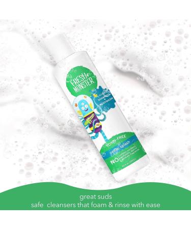 Fresh Monster 2-in-1 Kids Ocean Splash Shampoo & Body Wash - Toxin-Free, Hypoallergenic, Natural - 8.5 Fl Oz - Buy Online on SooperMarket.com