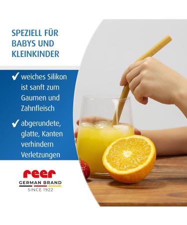Shop Bright Silicone Straws for Toddlers & Kids | Set of 4 with Cleaning Brush | Safe for Ages 2+ - Buy Online on SooperMarket.com