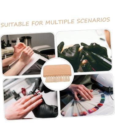 FOYTOKI Nail Cleaning Brush Manicure Brush Nail Duster Nail Supplies Nail Scrub Brush Nail Dust Brush Nail Brush for Cleaning Fingernails Nail Scrubber Nail Brush Cleaner Small Nail Brush - Buy Online on SooperMarket.com