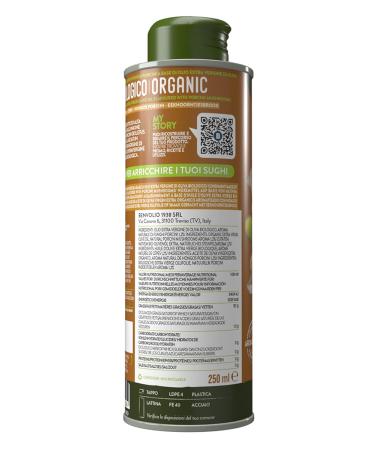 Organic Extra Virgin Olive Oil with Porcini Mushrooms - BENVOLIO 250ml | Premium International Shipping - Buy Online on SooperMarket.com