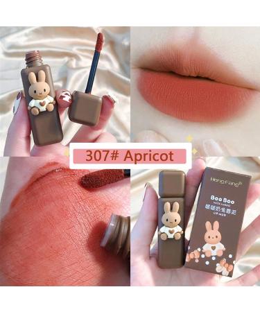 Domality 4pcs Bunny Rabbit Lip Gloss Set | 4 Colors Matte Velvet Mousse Liquid Lipstick | Long Lasting & Waterproof Lip Makeup Kit - Buy Online on SooperMarket.com