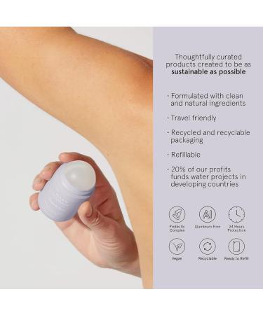 HAAN Natural Deodorant for Women and Men (1.4 Fl. Oz.) + Refill Margarita Spirit (4 Fl. Oz.) with 24 Hour Odor Protection | Vegan Deodorant Balance Your Skin's | Aluminium Free Paraben Free - Buy Online on SooperMarket.com